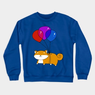 Balloon Shiba Crewneck Sweatshirt